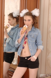 Absolutely shaved female friend   NakedTeen.photos