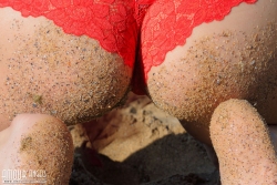 Amusing at the beach   NakedTeen.photos