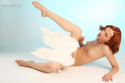 Angel with wet lips   NakedTeen.photos