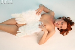 Angel with wet lips   NakedTeen.photos