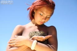 Attention grabbing Bushy Youngster   NakedTeen.photos