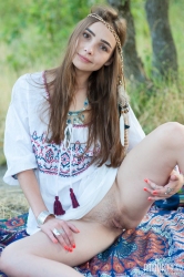 Attractiveness within the woodland   NakedTeen.photos