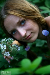 Bare girl at the lane   NakedTeen.photos