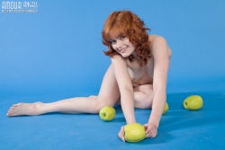 Beautiful naked redhead   NakedTeen.photos