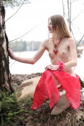 Beautiful Snow Woman   NakedTeen.photos