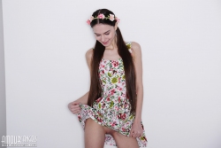 Brunette cutie is going naked   NakedTeen.photos