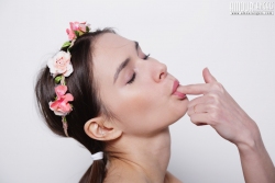 Brunette cutie is going naked   NakedTeen.photos