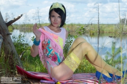 Bubble up beauty   NakedTeen.photos