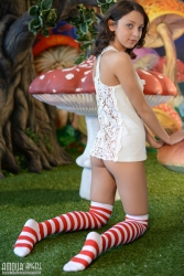 Candy petite brunette   NakedTeen.photos