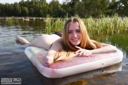 Cutie swimming naked   NakedTeen.photos