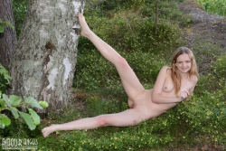 Embracing the vegetables   NakedTeen.photos