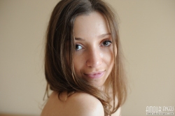 Excited girl posing   NakedTeen.photos