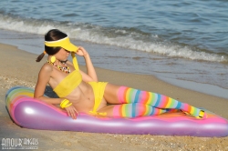 Good looks at the beach   NakedTeen.photos