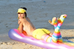 Good looks at the beach   NakedTeen.photos