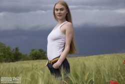 Good looks in nature   NakedTeen.photos