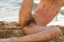 Grimy with sand   NakedTeen.photos