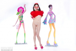 Honey with recorder   NakedTeen.photos