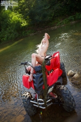 Hottie stripping outside   NakedTeen.photos