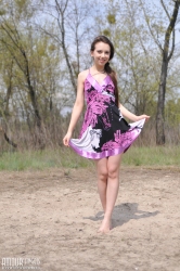 Juicy cutie outside   NakedTeen.photos