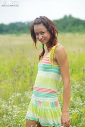 Nude teen in vegetation   NakedTeen.photos