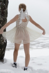 Nudity within the frost   NakedTeen.photos