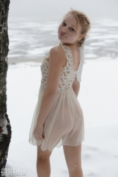 Nudity within the frost   NakedTeen.photos