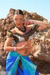 Perfection in a blue cape   NakedTeen.photos