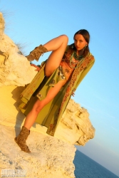 Princess on the beach   NakedTeen.photos