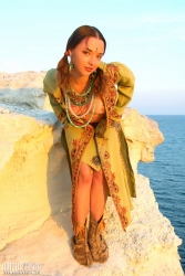 Princess on the beach   NakedTeen.photos