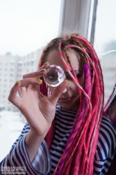 Purple excitement   NakedTeen.photos