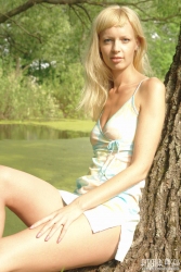 Putting Blonde Angel   NakedTeen.photos