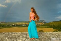 Sizzling purple shaved pussy   NakedTeen.photos