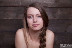 Slender girl with braid hair   NakedTeen.photos