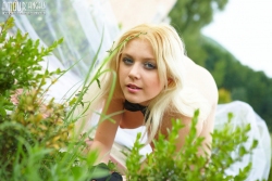 Stunning blonde displays all   NakedTeen.photos