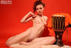 Superior redhead posing   NakedTeen.photos