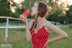 Teenie displays spots   NakedTeen.photos