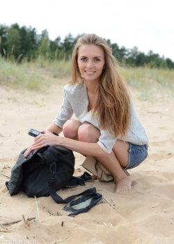 Woman at the beach