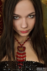 Youngster in purple stockings   NakedTeen.photos