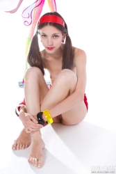 Youngster with recorder   NakedTeen.photos