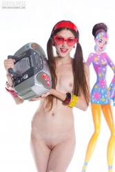 Youngster with recorder   NakedTeen.photos