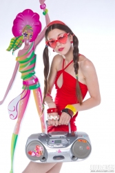 Youngster with recorder   NakedTeen.photos