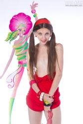 Youngster with recorder   NakedTeen.photos