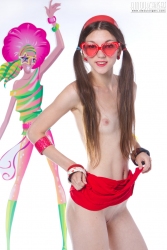 Youngster with recorder   NakedTeen.photos