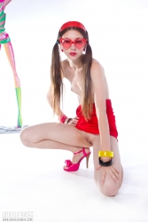 Youngster with recorder   NakedTeen.photos