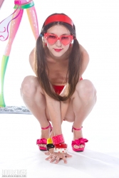 Youngster with recorder   NakedTeen.photos